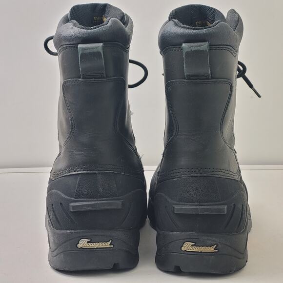Thorogood 299 Railroad Steel Toe Thinsulate Ultra Black Leather Boots Sz 12 - Picture 4 of 9